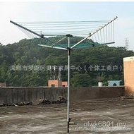 Hanger Iron Clothes Hanger Clothesline amj204 Umbrella-Shaped Clothesline Four Walls A3K8