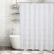 Large Lace Shower Curtain White Polyester Shower Curtain Window Style Curtain Curtain Curtain B7u4