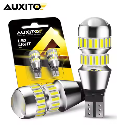 AUXITO 2Pcs 921 912 T15 LED Reverse Lights Bulb 6000K White T16 Car Backup Parking Light W16W Car Li