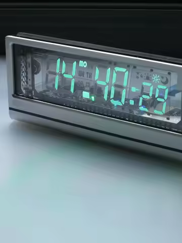 VFD Clock Vacuum Fluorescent Display VFD Clock Wifi Clock Alarm Clock Timing
