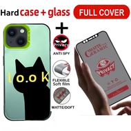 Ceramic Privacy Resistant Tempered Glass Case for iphone 14 pro max iphone 14 plus iphone 14 iphone 