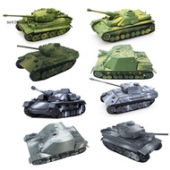 NAME 1/72 German Tiger Panther Tank Model DIY Assemly Puzzles Toy Kids Collectible