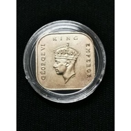 Offer Coin Malaya 1943 1 cent  King George Vl (Clened) Free Case Seperti Di Gambar