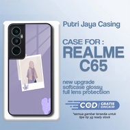 Latest Realme C65 Case Hijab Casing Realme C65 Softcase Hardcase Glossy Realme Putri Kesing JAYA Cas