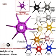 Metal Star Drag Metal Construction Precise Drag Adjustment Lightweight 6.3g