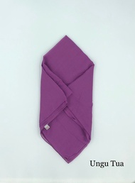 Hijab segi empat paris jadul//kerudung segi empat polos//jilbab paris import ukuran 110x110cm