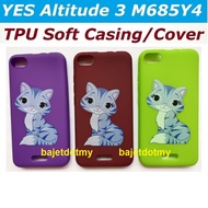 YES Altitude 3 M685Y4 YES 3 M685 fancy case fashion casing corak karton soft cartoon back TPU cover cikgu sarung B40