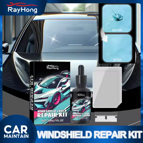 Windshield Repair Kit DIY Crack Repair Save $300 Professional Results Stone Chip Fix Windshield Resi