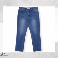 Soft Ankle Jeans Dry Denim FRJ Tapered Fit Blue Faded Color Vintage 30