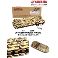 YAMAHA Gold CHAIN 428H O-RING 415H ORING CHAIN RANTAI EMAS 428 415 132L 132 O RING CHAIN CUTTER 415 