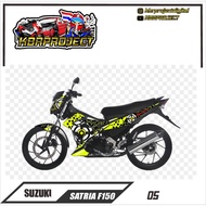 SATRIA F150 05 STRIPING, Satria F150 variation sticker