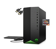 HP Pavilion Gaming Desktop, AMD Radeon RX 5500, AMD Ryzen 5 5600G Processor, 16 GB RAM, 1TB SSD, Win