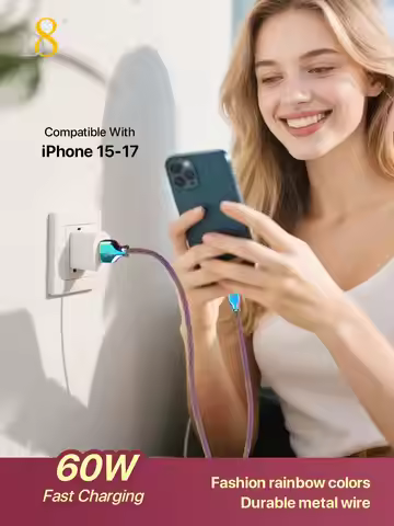 D8 USB C Cable Power Cord Charger Suitable For Huawei Samsung Galaxy Note 8 S8+ S9 Oculus Quest Sony