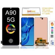 For  Samsung Galaxy   A90 5G / SM-A908B SM-908N SM-A9080  LCD Display Touch Screen With Frame Replac