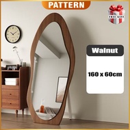 PATTERN Nordic Irregular Wood Frame Mirror Full Length Cloud Mirror Ins Modern Nordic Tall OOTD Hang