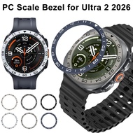 PC Scale Ring Bezel for Samsung Galaxy Watch Ultra 2 2026 Screen Ring Protector Cover for Samsung Ga