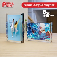 Acrylic Frame 8MM Thick Magnetic Frame Full Acrylic Magnetic Frame/ Acrylic Frame/ 2R 3R 4R 5R 6R