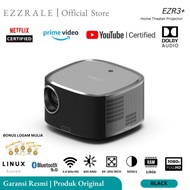 EZZRALE EZR3+ PLUS SMART PROJECTOR 420 ANSI LINUX NETFLIX CERTIFIED