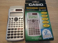 Casio fx-3650P calculator 計算機 計數機 有盒及中英說明書 HKEAA Approved DSE M1 M2 合用