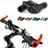 New Aluminum Alloy Cycling Bike Bicycle Hollow Cosy Handle Bar Rest End Grips Pair Cycling Mountain MTB Road Bike