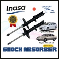 INASA Front Shock Absorber Toyota Altis ZZE121 Wish ZNE10  High Quality Suspension Premium Spare Par