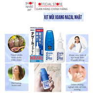 Xịt xoang mũi ngạt mũi Nazal Sato 30ml nội địa Nhật Bản