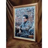 A0 Size Photo Mosaic [Double List Carved Frame]