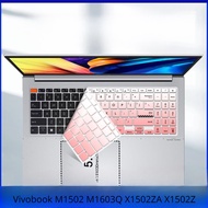 New ASUS Vivobook M1503Q Keyboard Cover Vivobook 16X M1502 M1603Q X1502ZA X1502Z Silicone Laptop Keyboard Protector M3500Q A1502 K3502 Protective Skin K3502Z