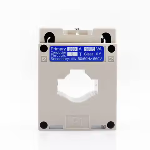 1PC Current Transformer 1T Conductor 5/3.75VA 0.66KV 50/60Hz 10/5 15/5 20/5 25/5 30/5 40/5 50/5 75/5
