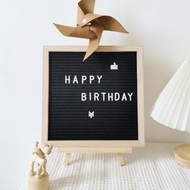 Premium 25cm Letter Board Baby Complete Set Cafe Letter Board Baby Name Board Felt Letter Board Chan