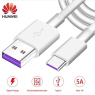 สายชาร์จ USB type C ยาว 1 1.5 2 เมตร Super Fast Charging Cable USB 5A สำหรับ Huawei oppo vivo Xiaomi Redmi Samsung