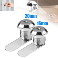 【CAMILLES】2PCS Cam Lock Security Lock 16-20mm Cam Lock Door Mail Box Furniture Locker
