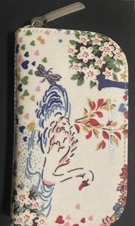 Cath Kidston 碎花拉鏈錢包