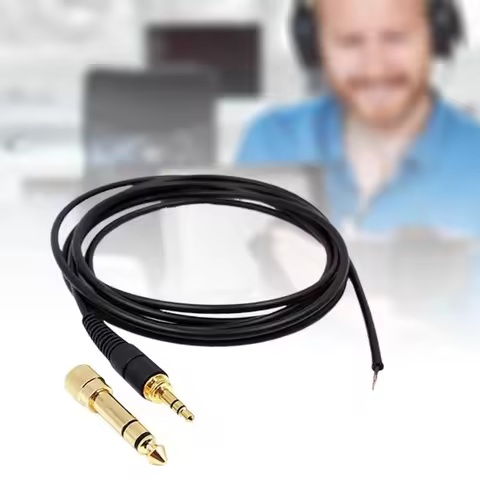 6.5mm Sound Repair Cord Replacement for A550Z AD900X DT440 DT770 DT880 DT990 MDR-7506 CD900 M20X M30