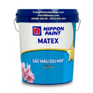 Sơn màu nội thất - Nippon Matex Sắc Màu Dịu Mát (5L)