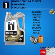 Mobil 1 Extended Performance 0W-20 4.73L Engine oil + Oil Filter