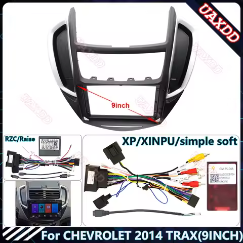 For CHEVROLET 2014 TRAX 9INCH Car dvd Radio Android stereo Harness screens accessories navigation da