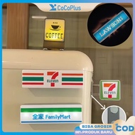 3D LED Refrigerator Magnet 7Eleven Motif Family Mart Cute Refrigerator Accessories Fridge Magnet