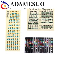 ADAMESUO Guitar Note Sticker Musical Instrument Portable Frets Note Decal Fingerboard Stickers Elect