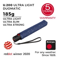 KNIRPS Knirps U.200 Ultra Light Duomatic Umbrella - Rain Blue (Print)
