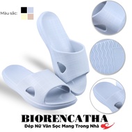 [NEW] Women's Striped Sandals 2cm Flat Sole Comfortable Indoor Wear - Anti-Slip - Many Colors [HK319