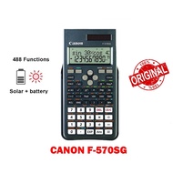 CANON F-570SG Scientific Calculator Original (Genuine) - same level Casio FX-570MS - with Solar & Ba
