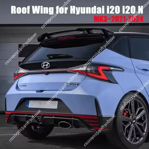 for Hyundai i20 i20 N N-Line BC3 MK3 Performance Roof Spoiler Wing 2021 2022 2023 2024 Body Kit Spli