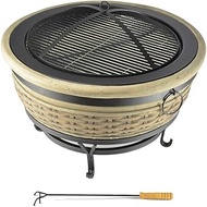 Outdoor Bowl Garden Stone Barbecue Grill Bonfire Grill Heating Brazier Magnesia Round Table Table Stove little surprise