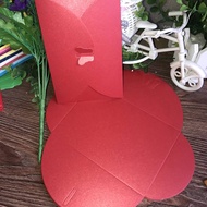 [C.m.cheap Boutique Shop] 15.5 * 10.5CM/High-Quality Wine Red Pearlescent Western Style Butterfly Bu