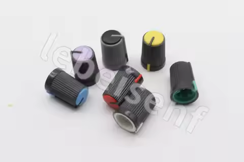 7pcs Soundcraft LX7 Mixer Potentiometer Knob Cap Switch Knob Cap / D Hole / half-axis Rotary Potenti