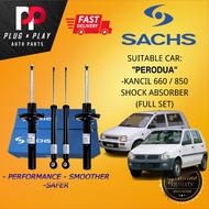SACHS PERODUA KANCIL 660 / 850 SHOCK ABSORBER FRONT &amp; REAR ORIGINAL IMPORTED