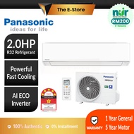 [NUR] Panasonic Standard Inverter PU Series Air Conditioner (AKH-1) (1.0HP~2.5HP) | CS-PU9AKH-1A CS-