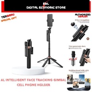 A108 Tripod Monopod Selfie Stick Al Wireless 360 Degree Detachable Auto Face Tracking Selfie Stick W