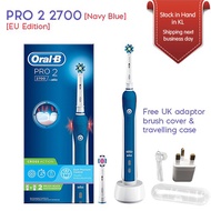 Oral-B PRO 2 2700 CrossAction Navy Blue Electric Rechargeable Toothbrush [EU Edition]